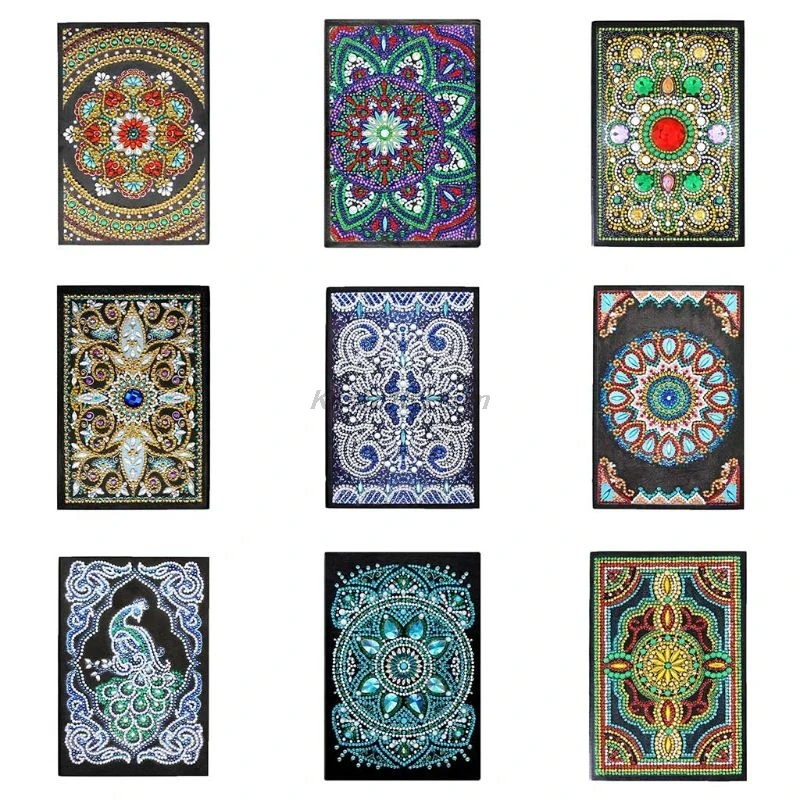 50 страниц алмазная живопись блокнот DIY Мандала специальная форма вышивка