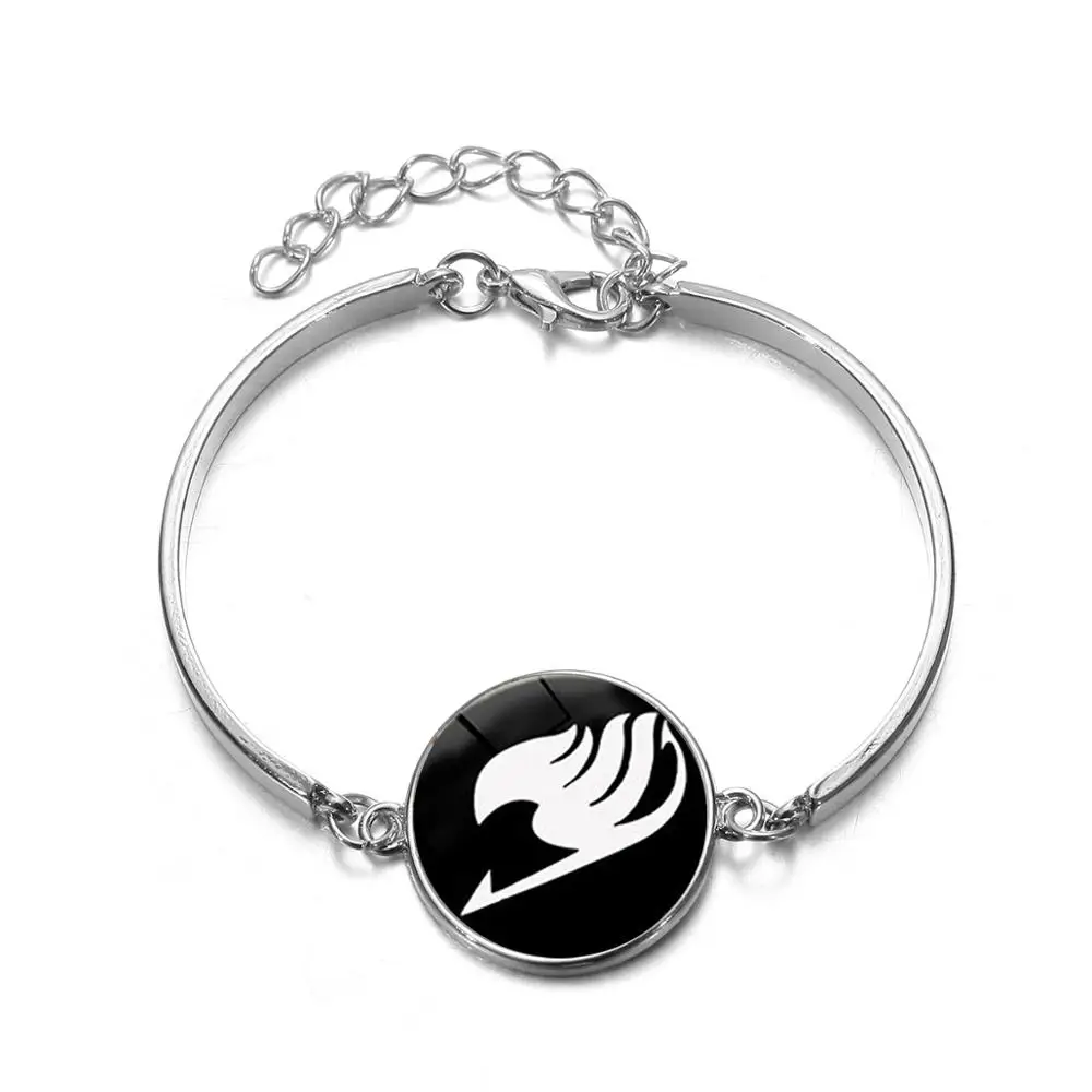 Азиатских Мода Fairy Tail Логотип Браслет-цепочка с рисунком из аниме (Guild) знаки