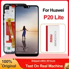 Дисплей 5,84 дюйма 2280x1080 IPS для Huawei P20 Lite, сменный сенсорный ЖК-экран с рамкой, оригинальный ЖК-дисплей P20 Lite ANE-LX3  Nova 3e