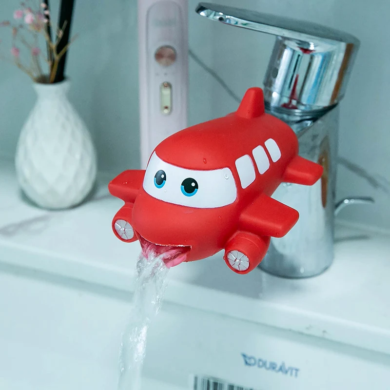 

Cute Animal Faucet Extender Water Children Saving Cartoon Faucet Tool Help Washing Hands Bathroom Bath Toys Kitchen Tap Tok Kids