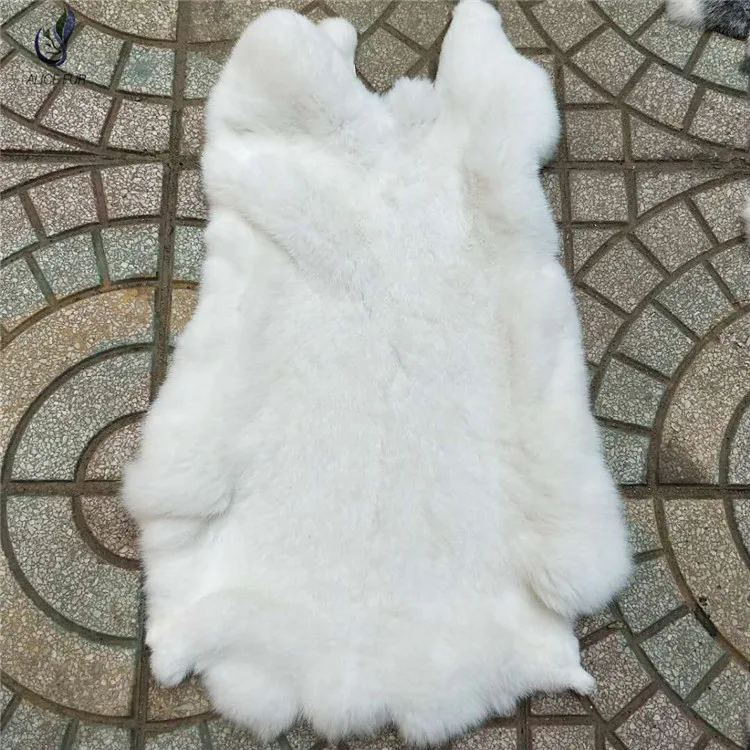 Оптовая цена высококачественные дубленые толстые пушистые натуральные меховые