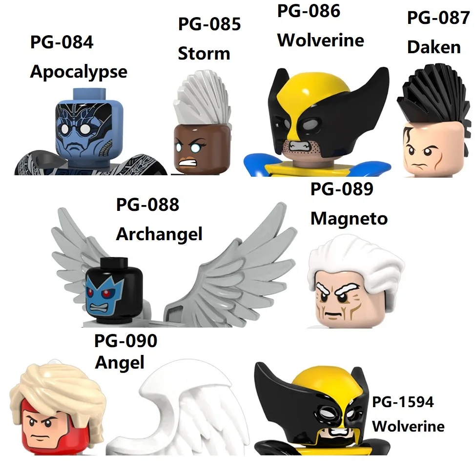 Экшн-фигурка X Men X-Men 2 3 Storm Nightcrawler Росомаха Джеймс хоулетт Магнето Апокалипсис