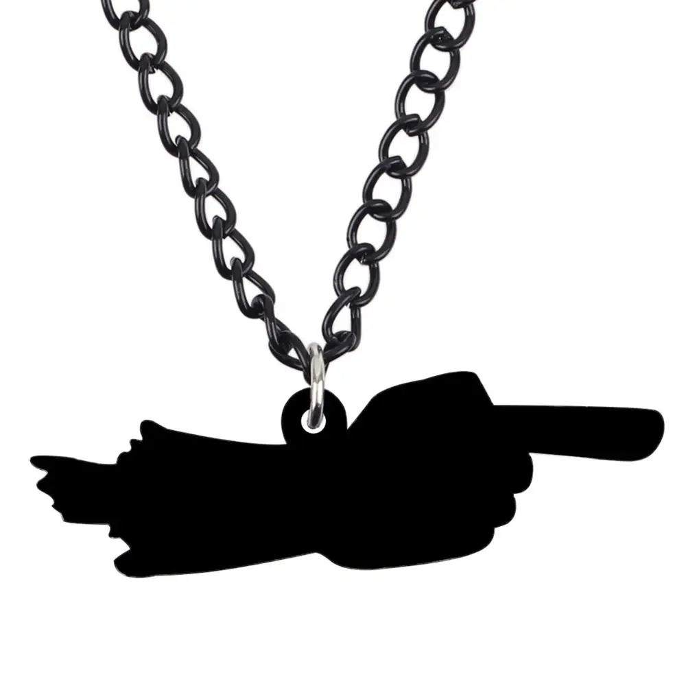 Акриловое ожерелье WEVENI с пальцами зомби на Хэллоуин длинное колье праздничное