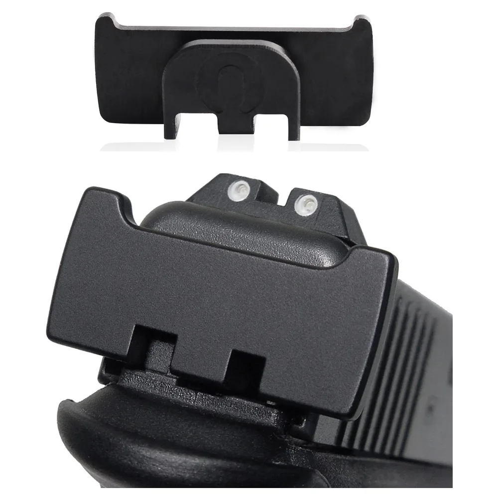 Алюминиевая задняя направляющая для пистолета Glock 17 19 20 21 22 23 24 25 26 41 9 | Аксессуары для охотничьих ружей -1005001889791556