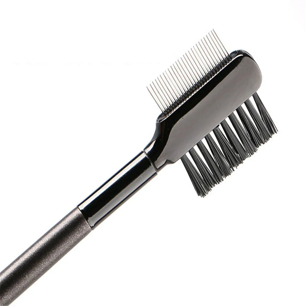 Профессиональная кисть для бровей 1 шт. портативная двухсторонняя расческа Кисть