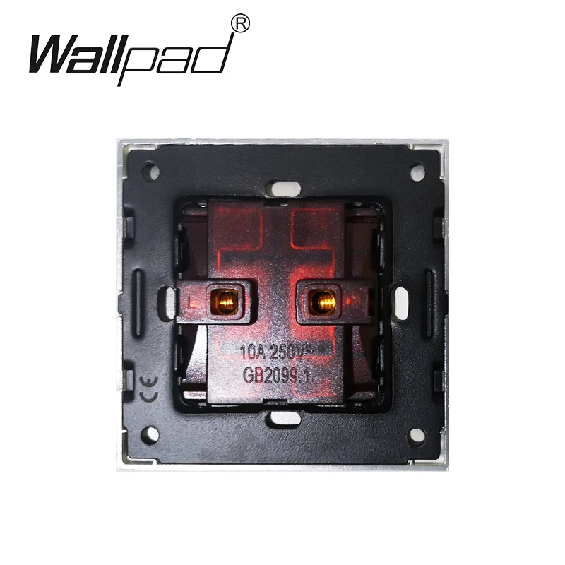 4 Pin универсальная розетка Wallpad Хрустальное стекло 110V 250V стандарт ЕС и