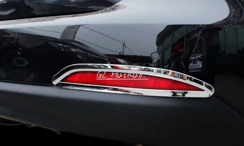 2Pcs ABS Chrome Rear Tail Fog Lamp Light Cover Trim Shade Frame Exterior Accessories For KIA Forte Cerato K3 2013 - 2015 |