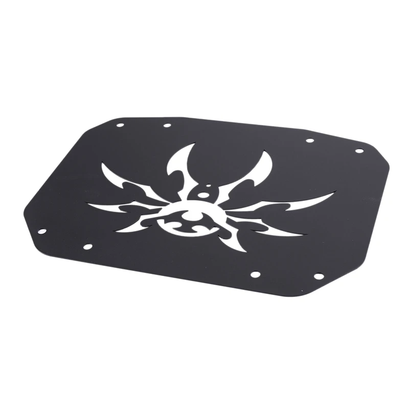 Tailgate Vent-Plate Cover Spare Tire Mount Delete Plate for Jeep Wrangler JK&amp Unlimited 2 or 4 Doors. 2007-2017 Sport Sahara Ru |