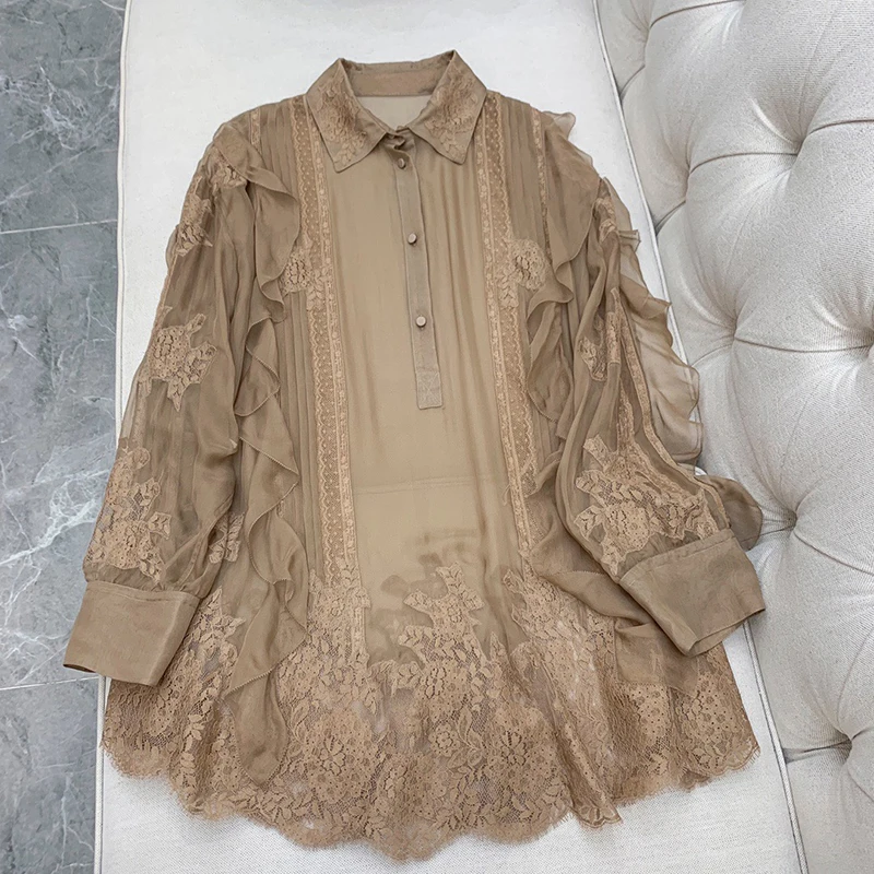 

Women Summer Silk 2021 Casual Dress Printed Stand-up collar Half Sleeve Button Dress Elegant Ladies Party Dresses Vestido