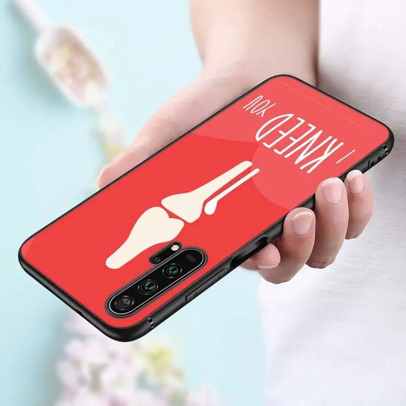 Черный силиконовый чехол для медсестры медицинская медицина для huawei Honor 10i 9X8X20 10 9 Lite 8 8A 7A 7C Pro удобный телефонный футляр