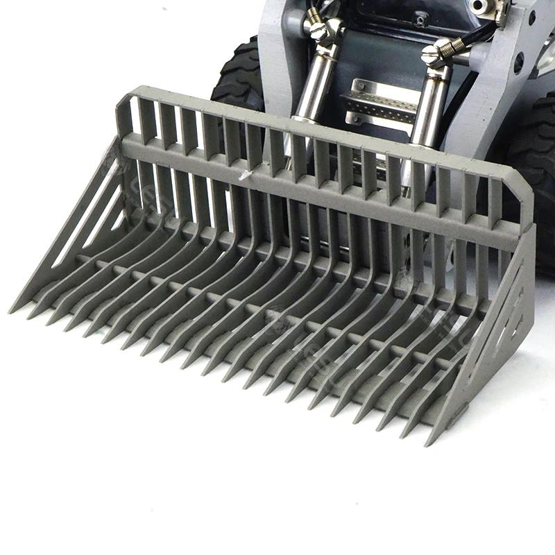 Bestellen 1/14 Engineering Hydraulische Maschinen RC Modell Bobcat Kompakt Lader AOUE Geändert Aktualisiert Mit Metall Sieb Eimer