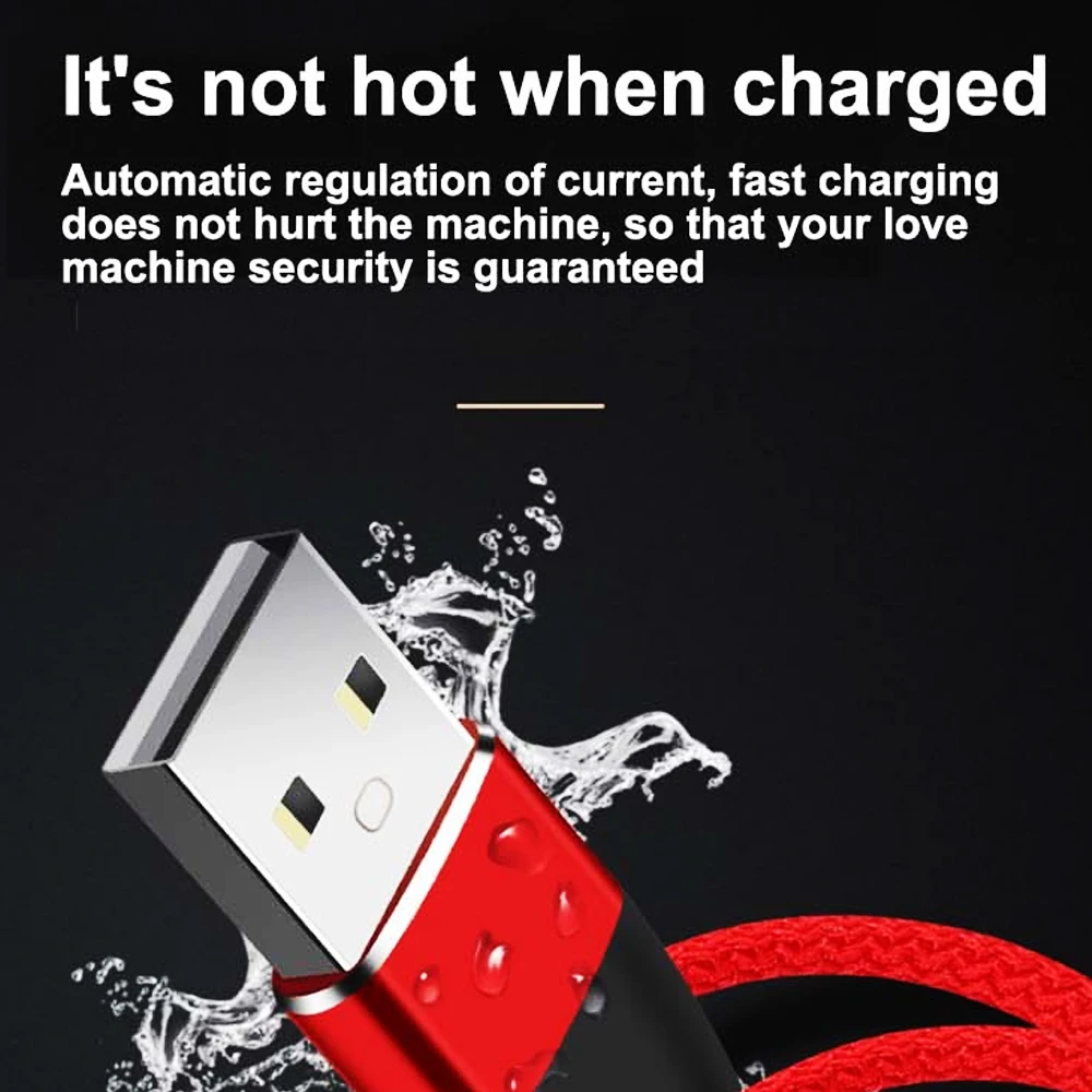 

300/200/100cm Type C Cable 2.4A Fast Charging Cord Type C Quick Charging Nylon Braided Data Transfer Cable For Huawei Xiaomi