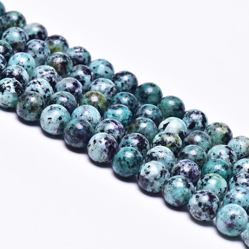 Бусины из натурального камня и бирюзы Asingeloo в африканском стиле для изготовления