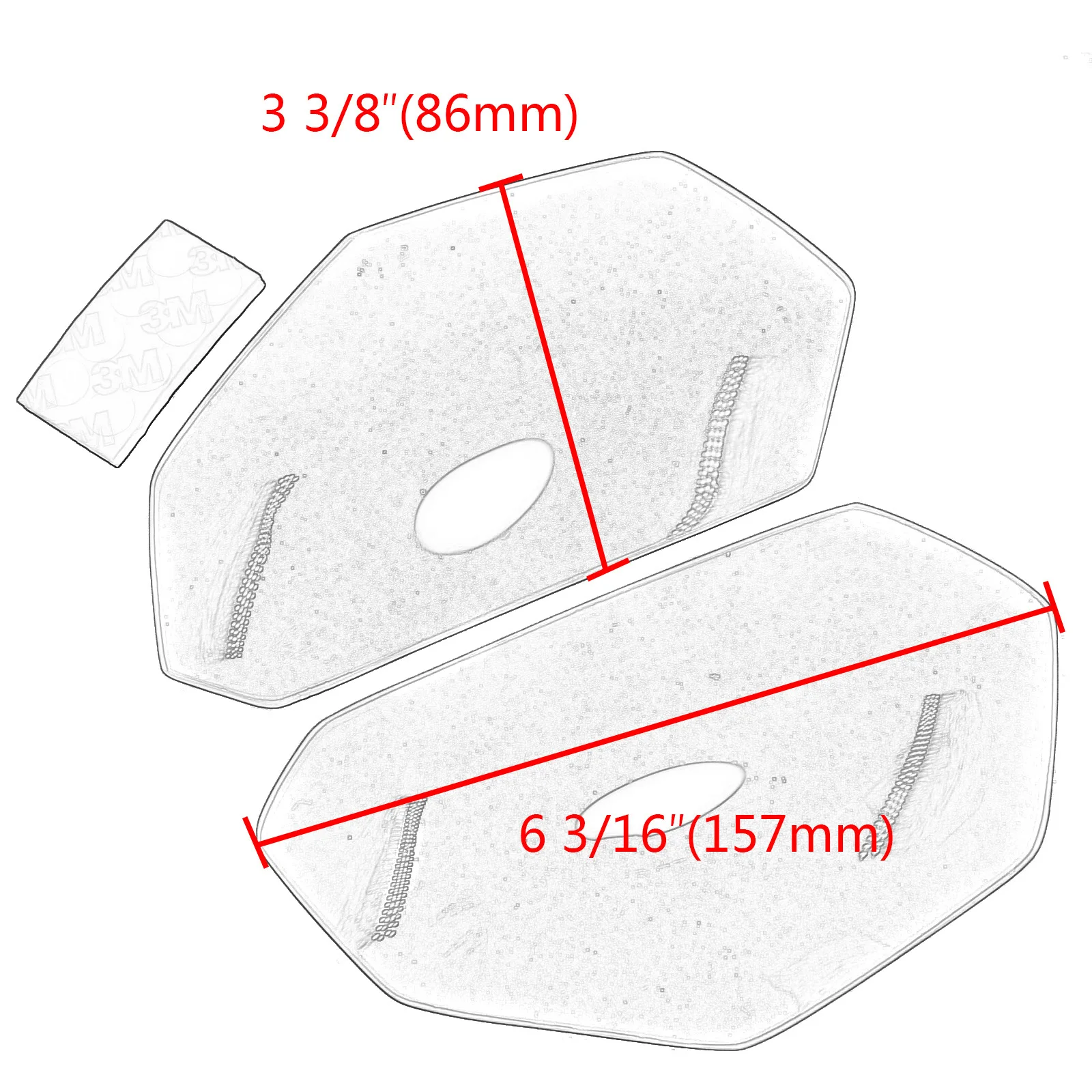 

Suitable for crf1000l double cylinder 15-19 years refitted headlamp protection sheet, lamp protection cover and lamp shell