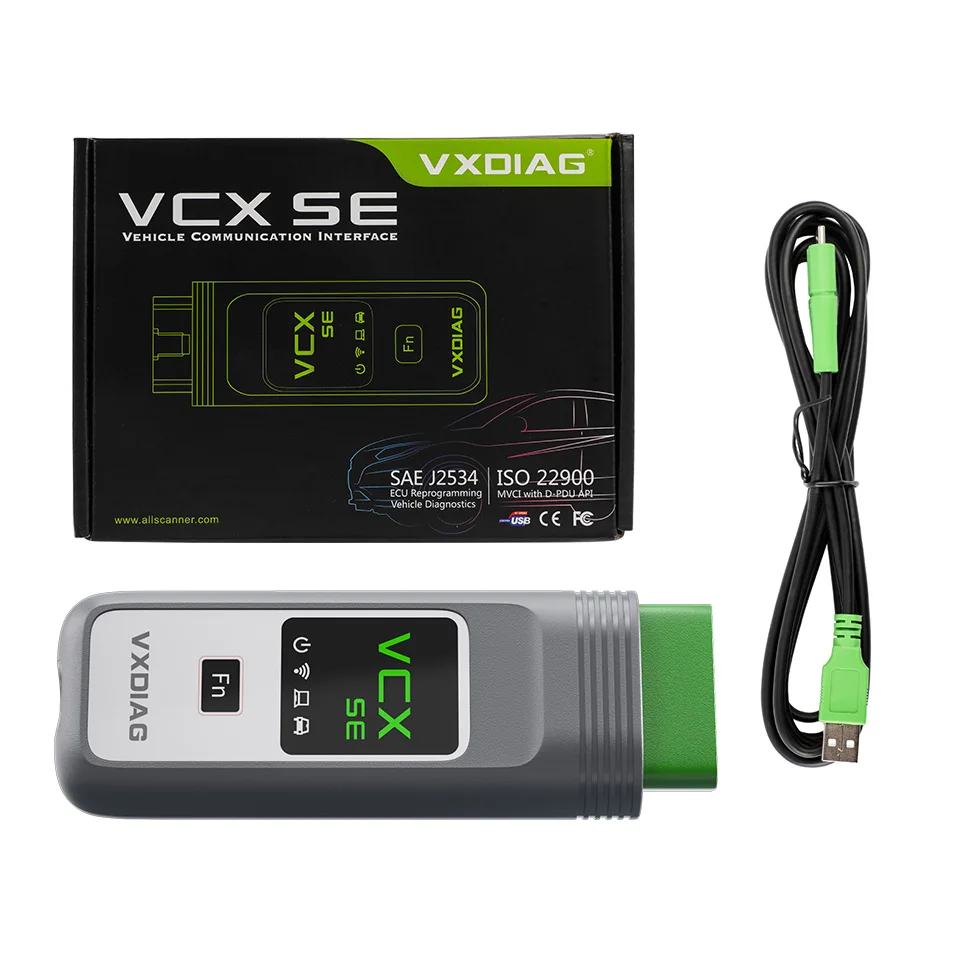 Автомобильный сканер VXDIAG VCX SE OBD2 для BMW ICOM диагностический инструмент Benz DoIp tpms