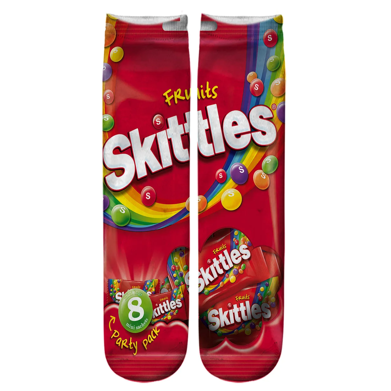 

New Printed Socks Puffed Potato Chips Funny Food Creative Cotton Socks Men and Women Neutral Fun Socks Lay's Unisex Middle Tube