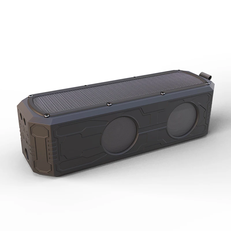 Портативный Bluetooth динамик CYBORIS на солнечной энергии с функцией внешнего