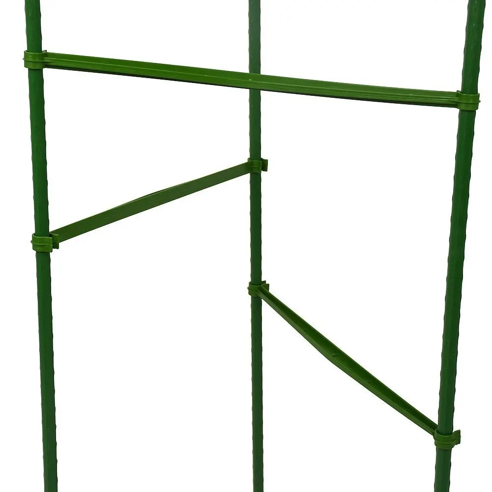 

Climbing Vine Rack Plant Potted Support Frame Plastic Coated Steel Flower Vegetables Decorative Trellis Bracket Home Garden Plan