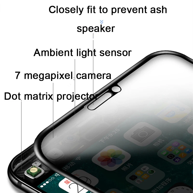 Защитная пленка на весь экран фиолетовая закаленная Защитное стекло для P20 PRO P30