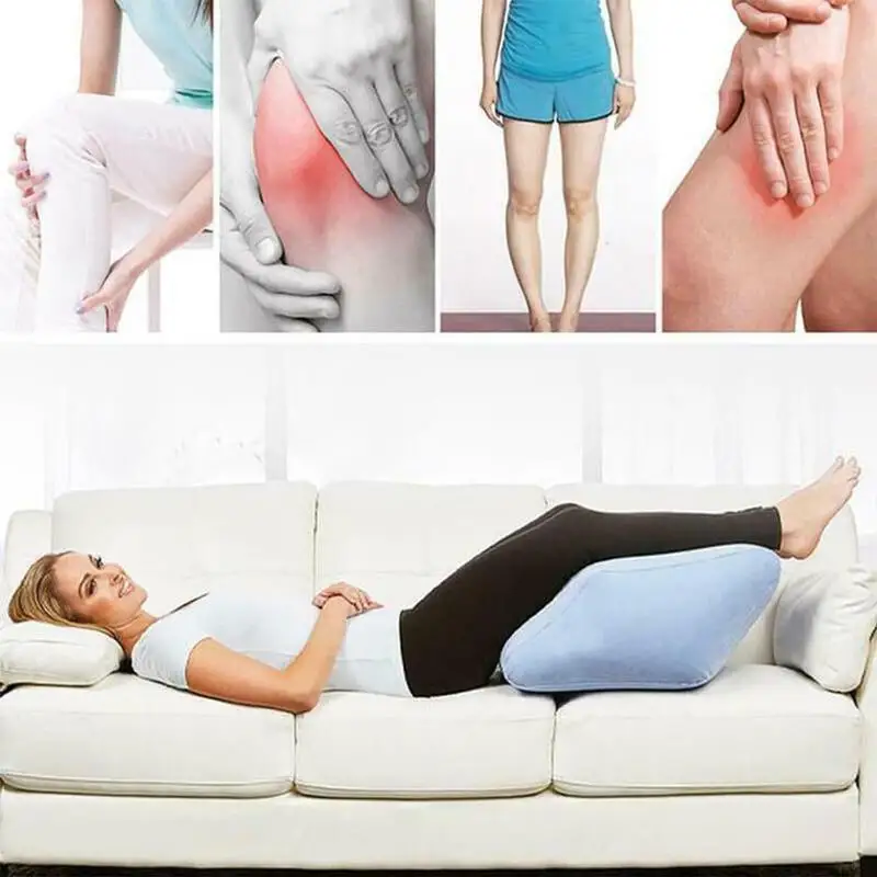 Надувные ромб подушка для ног светильник Портативный ПВХ надувная отдыха