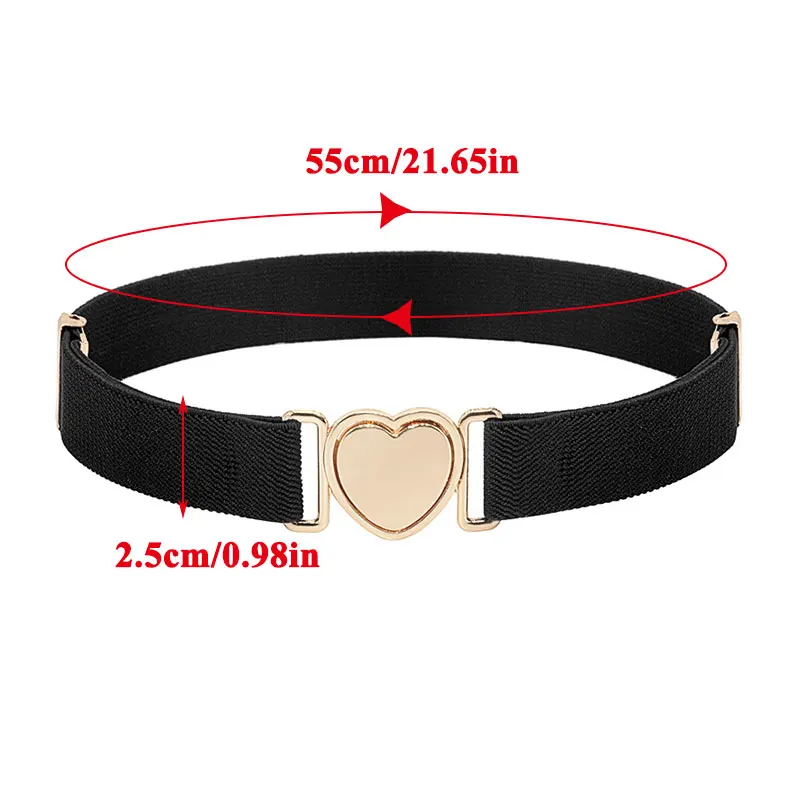 

Solid Color Kids Belt Boys Girls Belt Children's Day Gift Fashion Adjustable Stretch Waistbands Wide Leisure Elastic Waist Belt