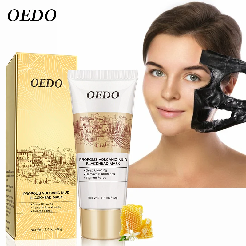 Вулканическая маска для лица OEDO 100 шт./лот удаления угрей клещей прополиса
