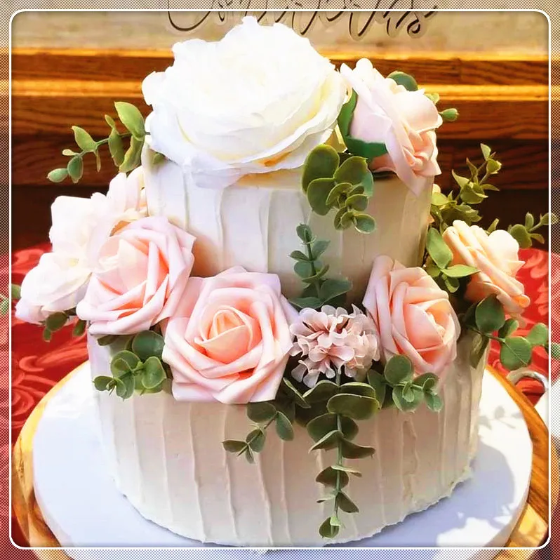 100 шт. мыльные розы искусственные цветы аксессуары для украшения дома розовый