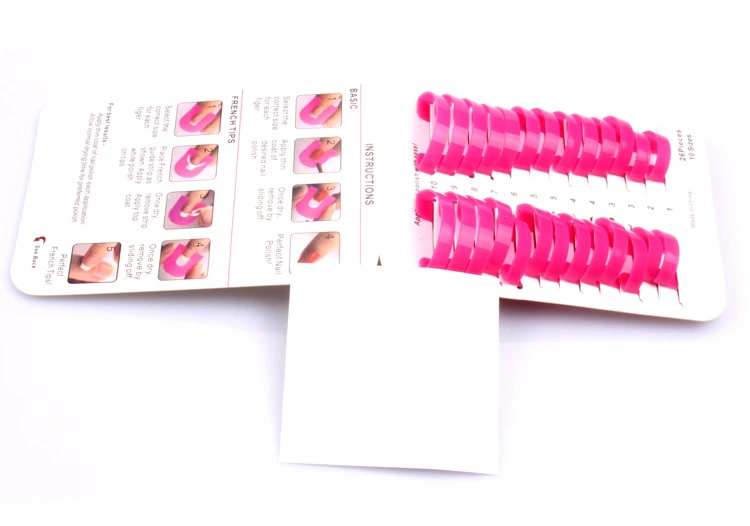 26 шт. маникюрный гель для ногтей модель зажим край полировки клей перелив