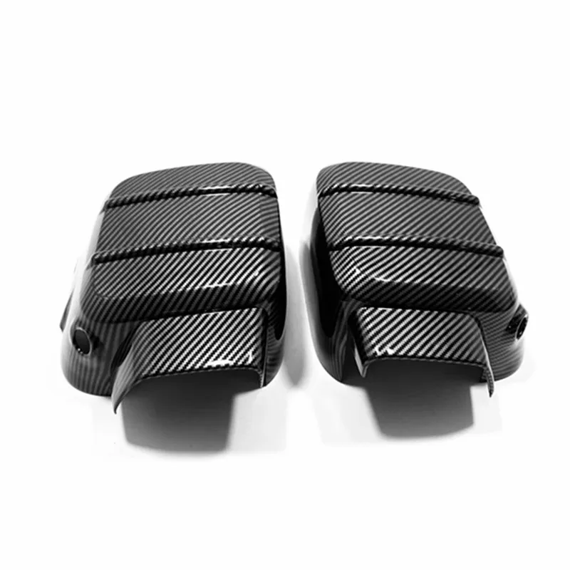 Абс углеродное волокно/АБС ХРОМ/яркий черный обзор зеркальная крышка защитное