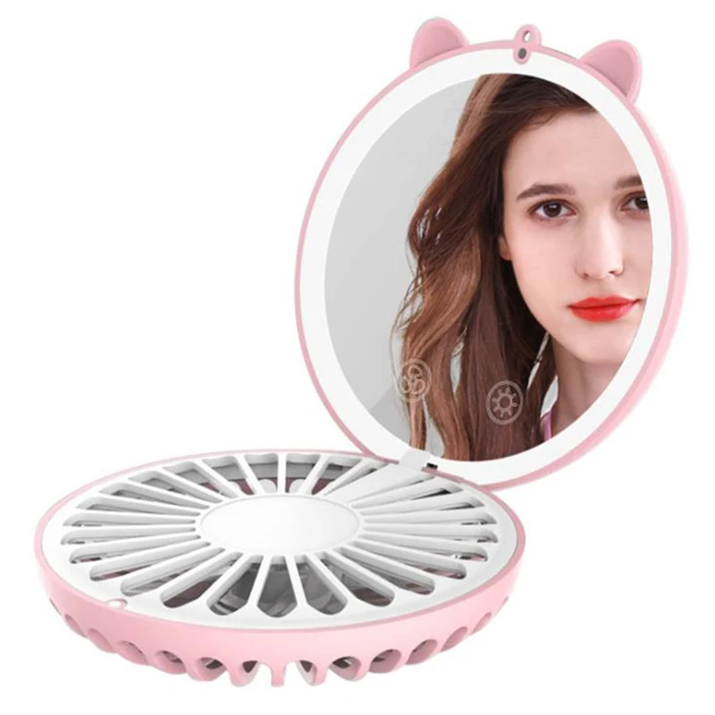 mini-ventilateur-de-miroir-de-maquillage-creatif-chat-porte-bonheur-chargeur-usb-lumiere-d'ambiance-led