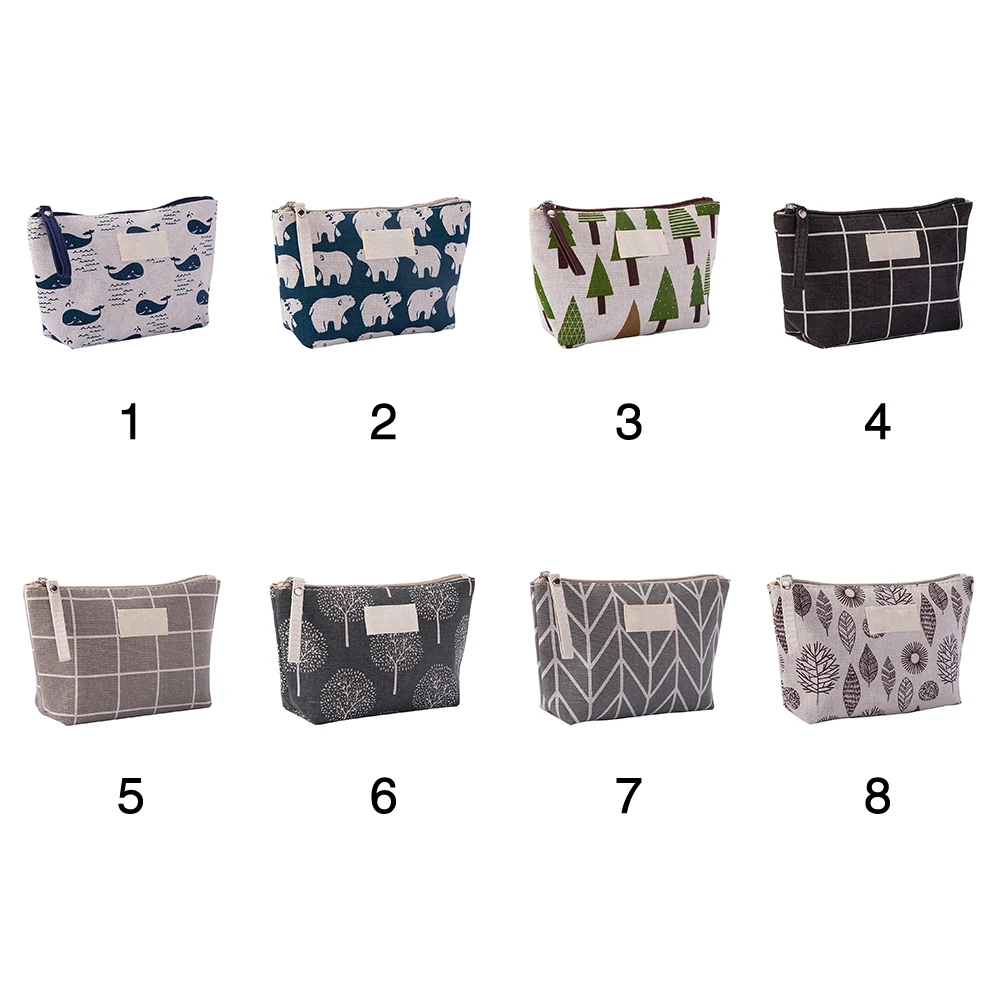 Женская сумка-карандаш для хранения наличных дорожная сумка из парусины