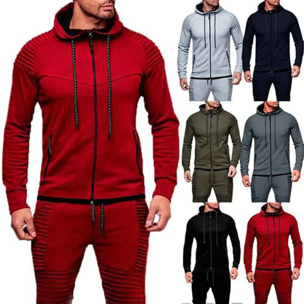 

Men Sports Casual Hoodies Wear Zipper Fashion Tide Jacquard Hoodies Fleece Jacket Fall Sweatshirts Autumn Winter Coat