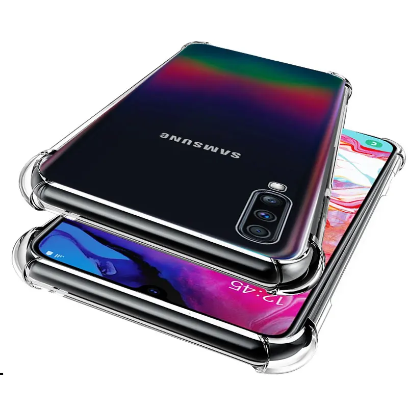 Ударопрочный чехол для Samsung Galaxy A70 A50 A40 A30 A20 A10 A60 A90 A80 силиконовые чехлы телефонов