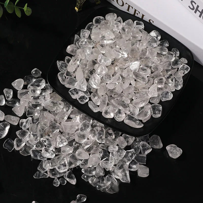 

100g Mini Natural White Opal Crystal Polished Lucky Powerful Aura Rock Stone Gravel Howlite Home Decoration Quartz Crystals