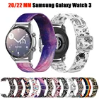 Ремешок нейлоновый 20 мм 22 мм для Samsung Galaxy Watch 3 41 мм 45 мм Active 3 Gear S2, спортивный браслет для Huami Amazfit bip 42 мм47 мм