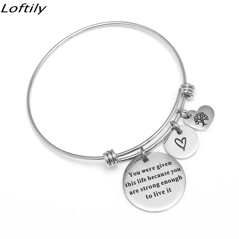 Женские регулируемые буквы круглые браслеты из нержавеющей стали спасибо