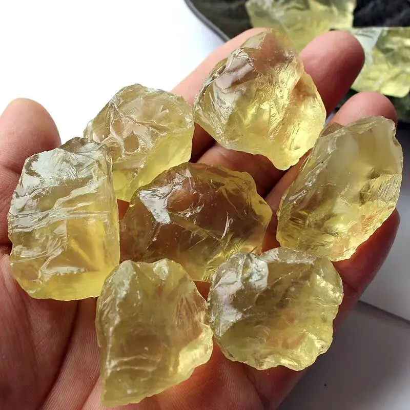 

100% Natural Citrine Crystal Rough Stone High Quality Minerals Specimen Home Decoration Yellow Crystal Stone