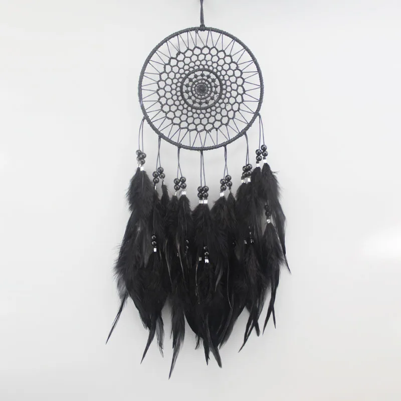 Красивый Ловец снов ротанговый ручной работы с перьями 5 цветов | Дом и сад