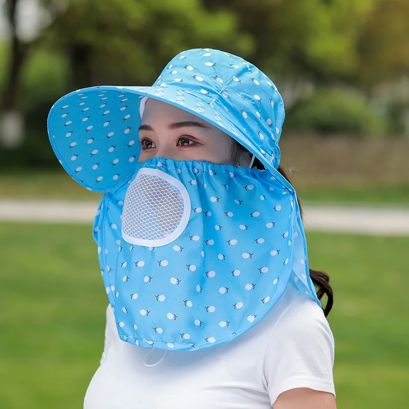 Шляпа от солнца с широкими полями женская модная Панама рыбака цветами защитой