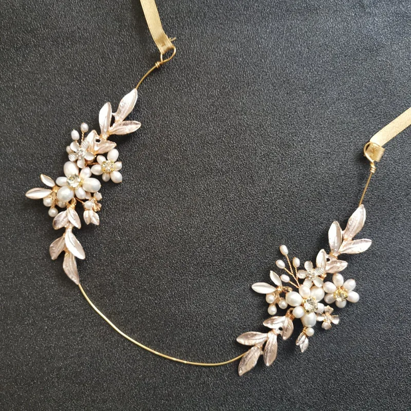 Свадебные аксессуары для волос с пресноводным жемчугом и кристаллами | Украшения