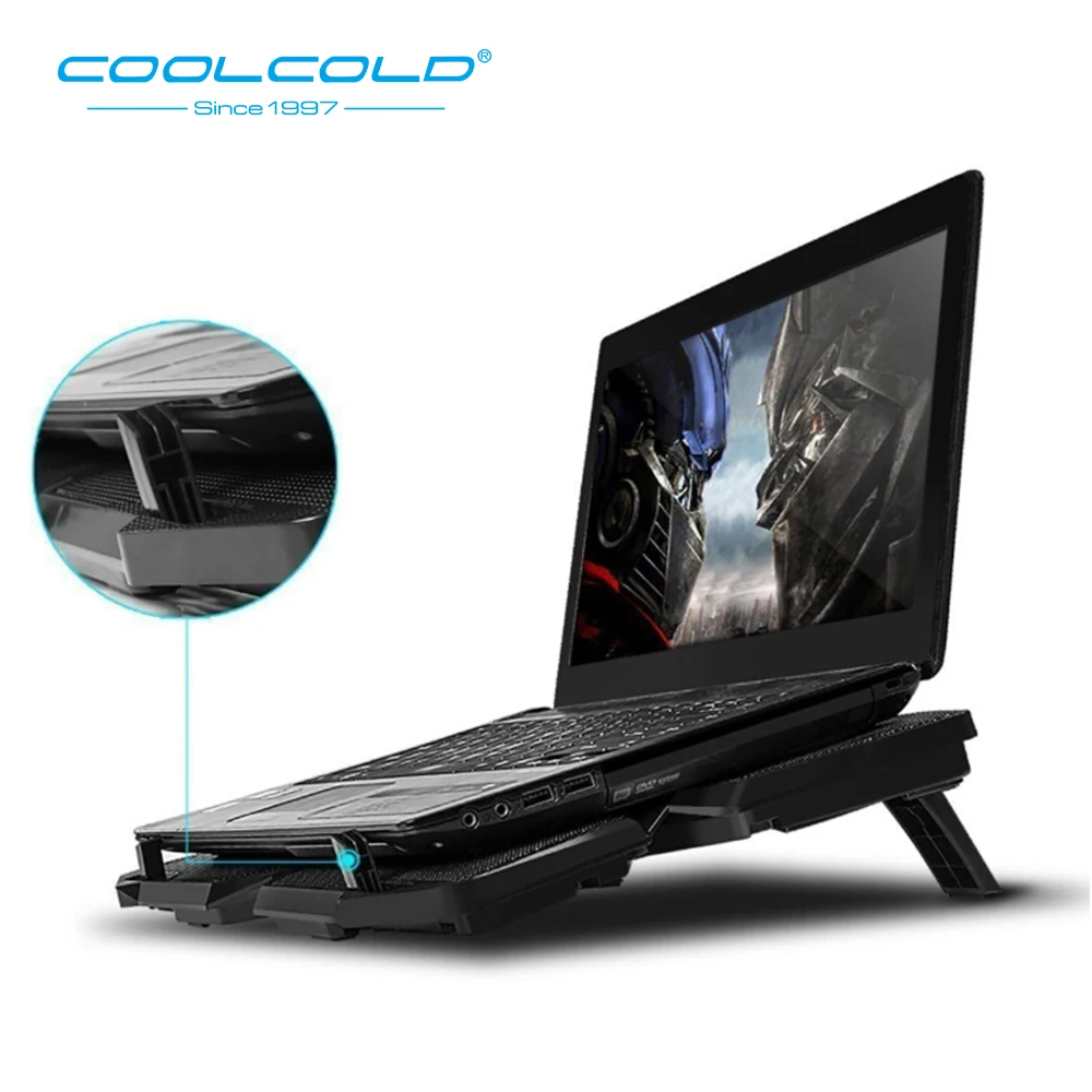 четыре вентилятора для ноут