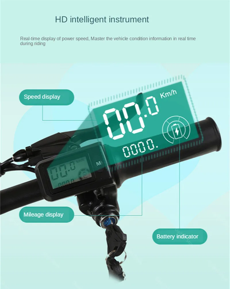 Новый стиль умный электрический велосипед двухколесный Электрический