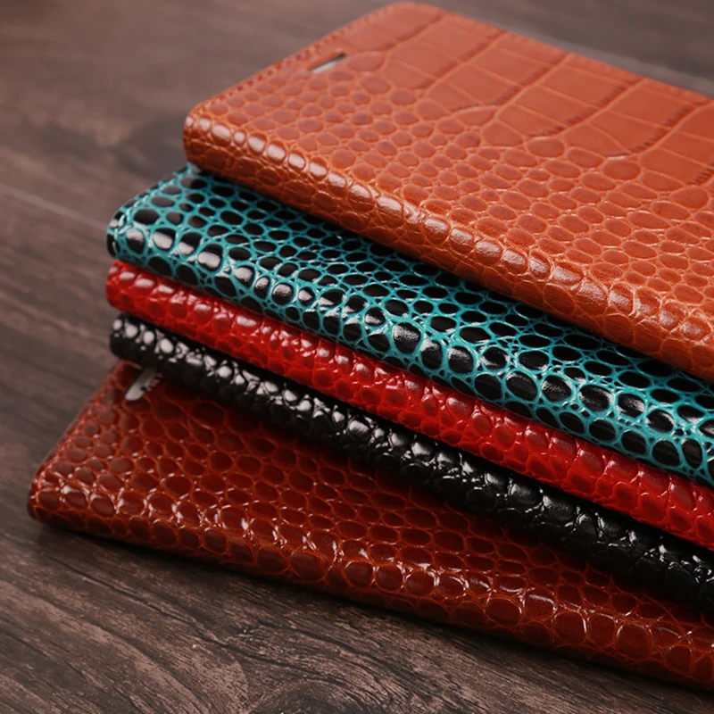 

Luxury Phone Case For iPhone 6 7 8 Plus X Xs Max Case Crocodile texture Flip Cover For iPhone 6 6S Plus 6p 7p 8p case