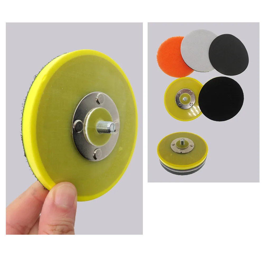 

Polishing Tool 1/2pcs Backing Pads 12000 RPM 4 Inch For Pneumatic Sander