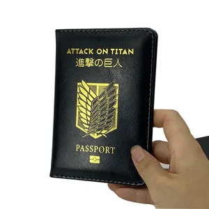 Дорожный бумажник с отделением для паспорта атака на Титанов