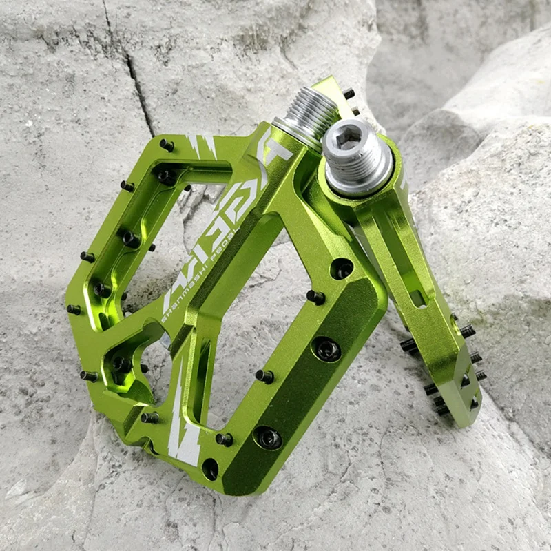 

Shanmashi Bike Pedals Ultralight 3 Sealed Bearing Bicycle Pedal Cycling Wide Platform for Road Mountain Bike