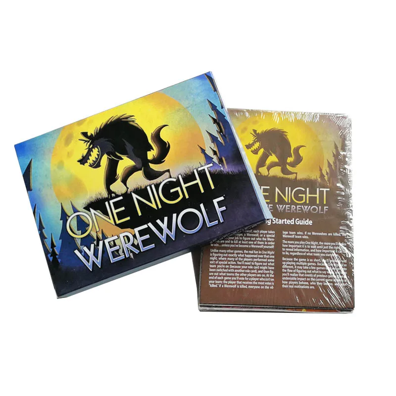 One Night Ultimate Werewolf настольные игры для дома вечерние карты на английском