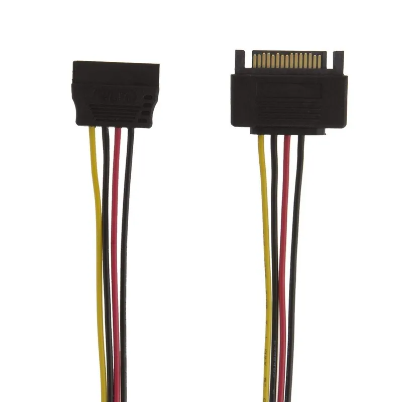 Кабель питания SATA [5 Pack] 12 дюймовый 15 Pin Male к Female Cable| |