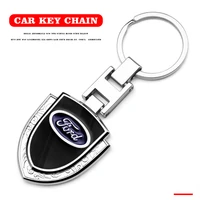 3d metal car stying emblem keychains key rings chain for for ford fiesta ecosport escort focus 1 2 3 mk2 mk3 mk4 mk5 mk7 styling