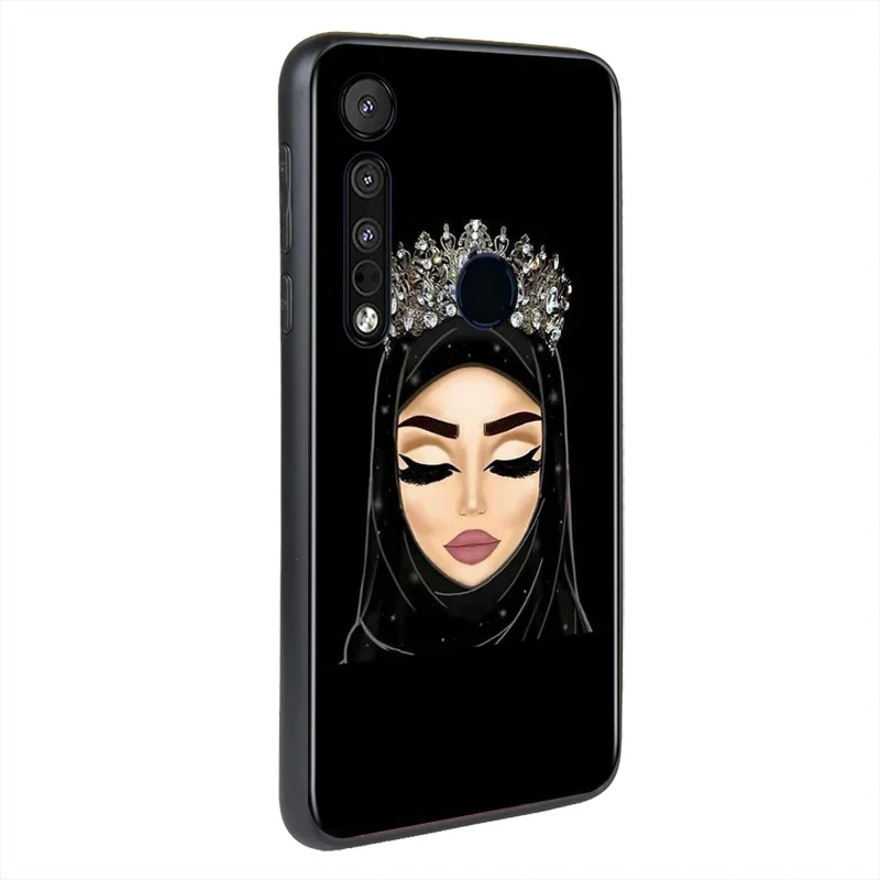 

Arabic Hijab Girl Queen For Motorola Edge G Stylus 5G G8 G9 Play Power Lite One Huper Marco Fusion Plus Phone Case